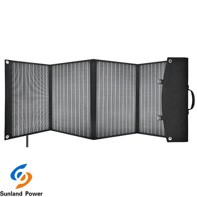 6.6A نظام تخزين الطاقة المحمولة سهل الحمل حقيبة 120W الألواح الشمسية