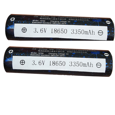 OEM أسطواني بطارية ليثيوم أيون ICR18650 3.6V 3350mah مع USB الطرفية