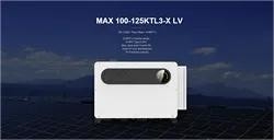 100-125KW عاكس للطاقة الشمسية متعدد القنوات ثلاثي الأطوار بحد أقصى 110KTL3-LV مع 10 MPPTs فيوز مجاني