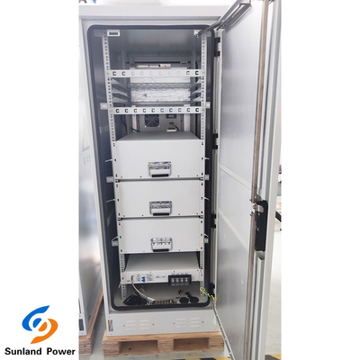 50KWH ESS نظام تخزين الطاقة 230.4V 150AH بطارية LiFePO4 مع خزانة تبريد الهواء