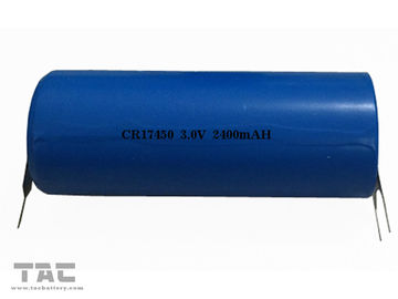 CR17450 3.0V 2400mAh بطارية ليثيوم من بطارية ليثيوم المنغنيز ثاني أكسيد