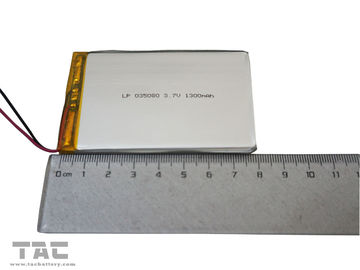 GSP035080 3.7V 1300mAh بطارية بوليمر ليثيوم ايون بطارية للهاتف المحمول، أجهزة الكمبيوتر المحمولة