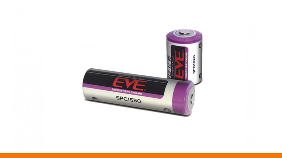 SPC1550 EVE Super Pulse Battery Capacitor 3.6V 640As منخفضة التفريغ الذاتي