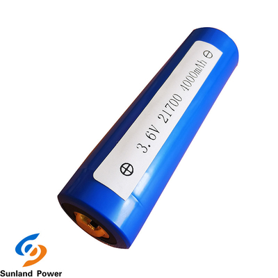 بطارية ليثيوم أسطوانية زرقاء ICR21700 3.6V 4000mah مع USB 300 مرة دورة الحياة