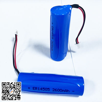 3.6 فولت بطارية صناعية غير قابلة لإعادة الشحن لـ LiSOCl2 ER14505 2600mAh لـ Mousetrap Pass UL1642