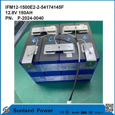 بطارية 12 فولت LiFePO4 العمر الدائم 3-5 سنوات مع مواد ABS البلاستيكية والجهد الاسمي 12.8V