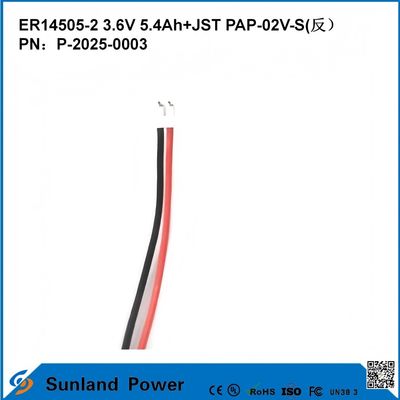 3.6V 5.4AH ER14505-2 بطارية أساسية.فولتاج تشغيل مرتفع ومستقر