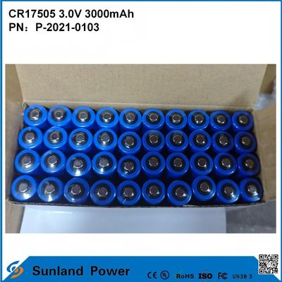 CR17505 3.0V 3000mAh للأدوات الذكية المعدات الطبية النقل والخدمات اللوجستية الأثاث الذكي سعة عالية مستقر أداء التفريغ الجهد الخروج حياة خدمة طويلة