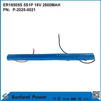 ER18505S 5S1P 18V 2800MAH بطارية عالية الحرارة عالية السعة