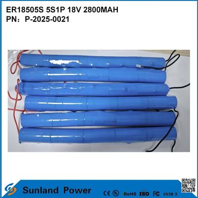 ER18505S 5S1P 18V 2800MAH بطارية عالية الحرارة عالية السعة