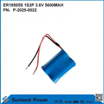 ER18505S 1S2P 3.6V 5600MAH بطارية عالية الحرارة عالية السعة