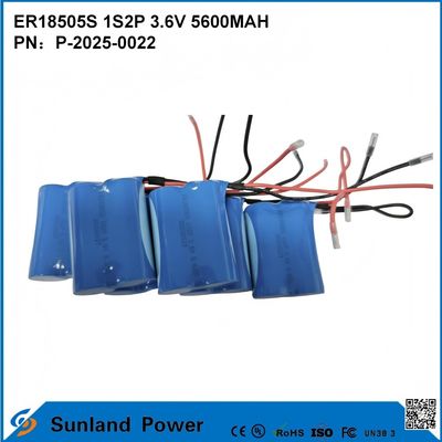 ER18505S 1S2P 3.6V 5600MAH بطارية عالية الحرارة عالية السعة