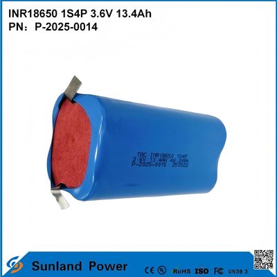 INR18650 1S4P3.6V 13.4Ah المزيج المثالي للقدرة العالية والجهد العالي