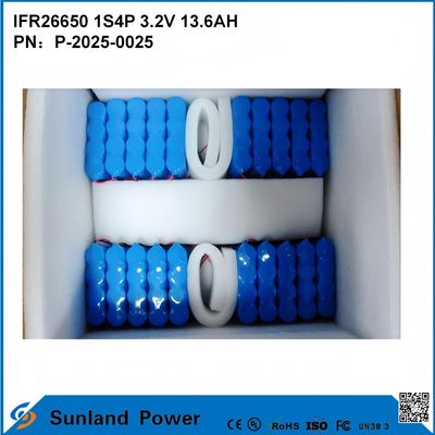 IFR26650 1S4P 3.2V 13.6Ah البطاريات للمنازل والتجارية المحمولة تخزين الطاقة أدوات الطاقة ذات الطاقة العالية