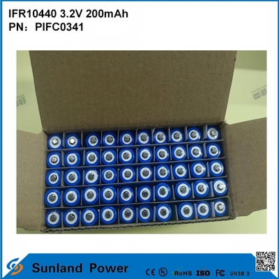 IFR10440 3.2V 200mah تستخدم لجهاز تحديد المواقع (GPS) طرق المسامير الألعاب مصابيح التعدين مصابيح الشوارع الشمسية أجهزة الاتصال اللاسلكي أدوات الكهرباء المعدات السمعية البصرية أجهزة العدادات الذكية أنظمة الأمن الإضاءة الطارئة