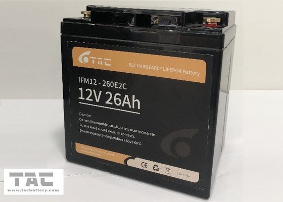 26AH 12V LiFePO4 Battery Pack 32700 لاستبدال بطارية الرصاص الحمضية