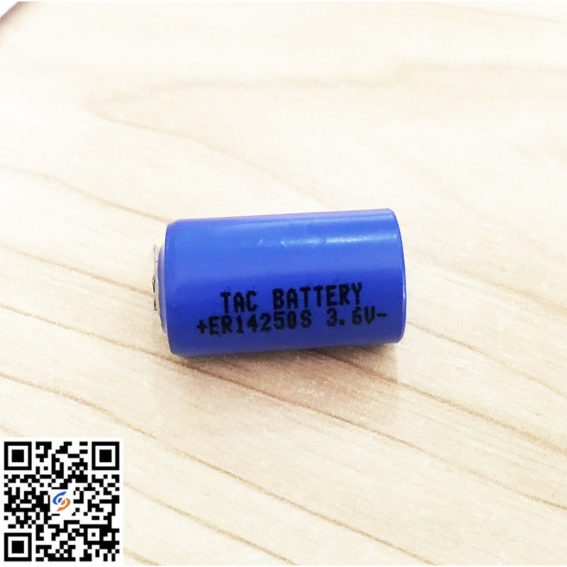 150 درجة مئوية درجة حرارة عالية ER14250S 3.6 فولت 900mAh بطارية أساسية مع علامة تبويب لمسجلات الحرارة