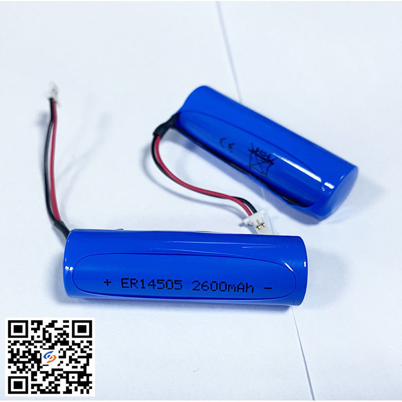 3.6 فولت بطارية صناعية غير قابلة لإعادة الشحن لـ LiSOCl2 ER14505 2600mAh لـ Mousetrap Pass UL1642