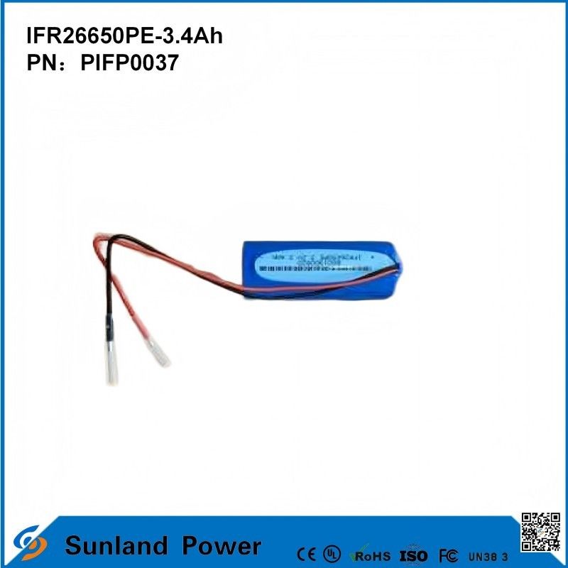 IFR26650PE-3.4Ah 3.2V بطارية LiFePO4 للضوء الشمسي