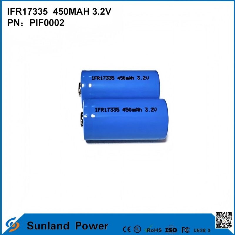 بطارية IFR17335 3.2V 450mah مناسبة لمجموعة متنوعة من الأجهزة والسيناريوهات ، بما في ذلك: المنتجات الرقمية المعدات الإضاءة الأدوات الكهربائية الأجهزة الصغيرة أنظمة تخزين الطاقة