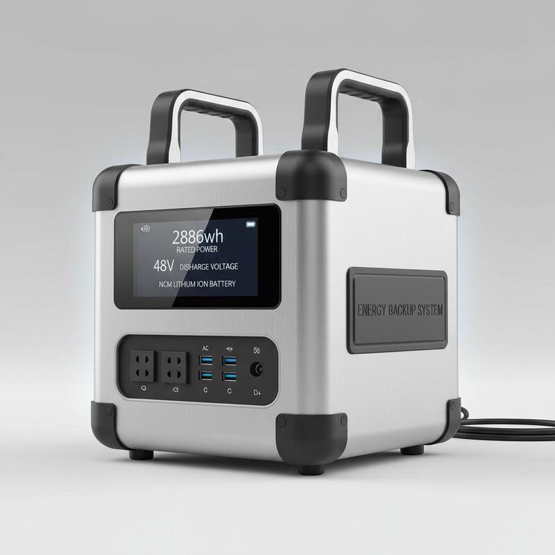 288.6Wh Portable Energy Storage System with 48V Discharge Voltage and NCM Lithium Ion Battery for Reliable Power Backup