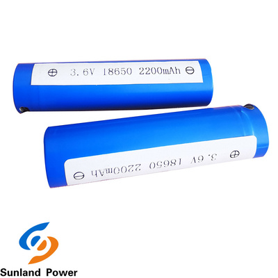 ICR18650 3.7V 2200mah بطارية ليثيوم أيون أسطوانية للأجهزة المنزلية