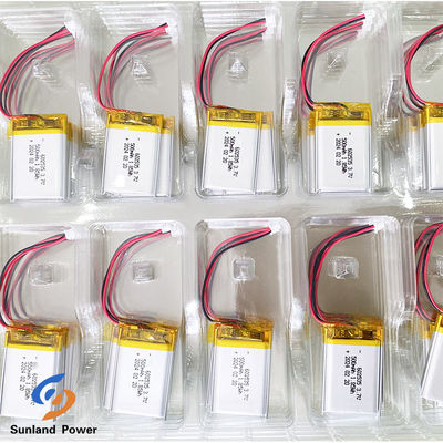 بطاريات ليتيم أيون البوليمر LP602535 3.7V 500mAh للمنتجات المنزلية الصغيرة
