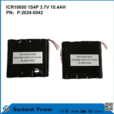 بطارية ICR 18650 1S4P لحل بطارية الليثيوم متعددة الاستخدامات ذات القدرة العالية ، تلبي متطلبات عمر البطارية الطويل للأجهزة المتعددة ، وتوفر طاقة موثوقة للأجهزة الطبية ذات الطاقة المنخفضة.