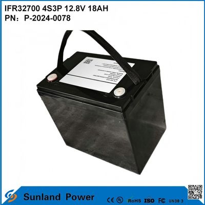IFR32700 4S3P 12.8V 18Ah لضوء الفيضانات الشمسية عالية الوضوح LEDS الحديقة الضوء الشمسي بطارية lifepo4