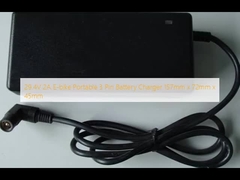 29.4 فولت 2A الدراجة الكهربائية المحمولة 3 دبوس شاحن البطارية 157mm x 72mm x 45mm